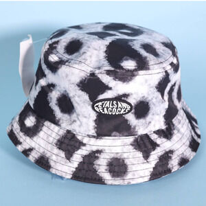 Petals and Peacocks In The Clouds Tie Dye Bucket Hat  -  NWT